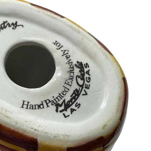 Vintage 1990s French Country Monte Carlo Las Vegas Split Tail Hen Rooster Shaker - Picture 13 of 13